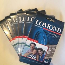 Фотобумага Lomond, полуглянцевая 10x15, 20 листов