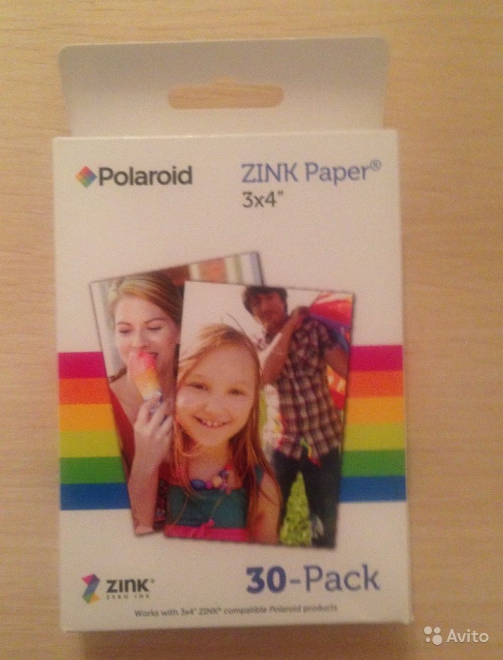 Фотобумага Polaroid polz3x430 Zink paper 3x4 в Москве. Фото 1