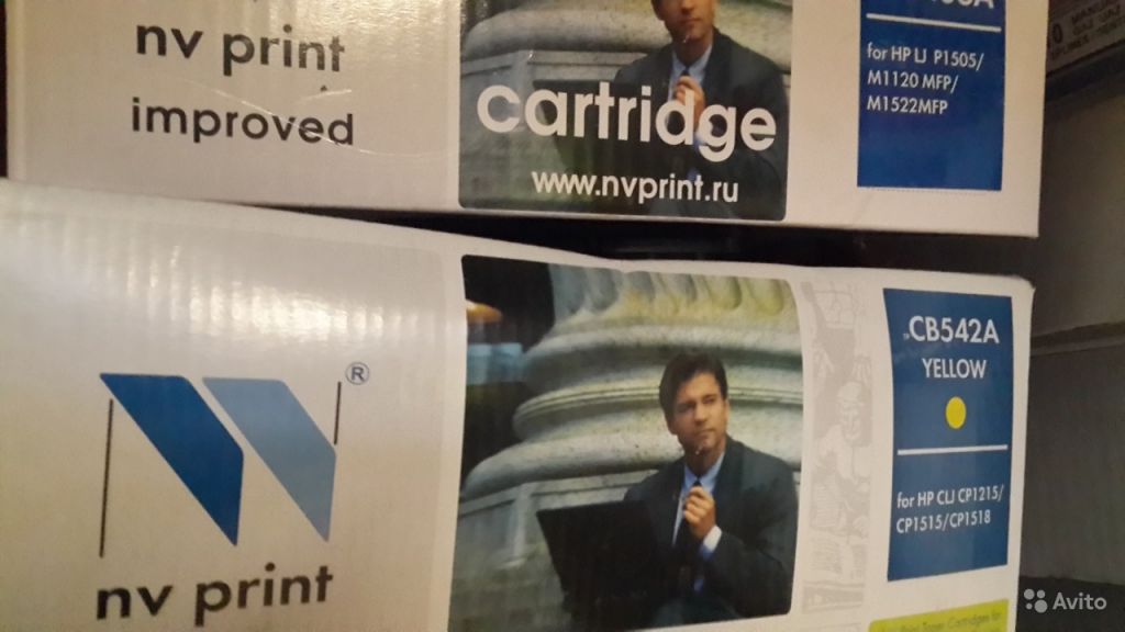 Цветные картриджи для принтера в Москве. Фото 1