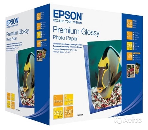 Бумага Epson Premium Glossy Photo Paper 10x15 (500 в Москве. Фото 1