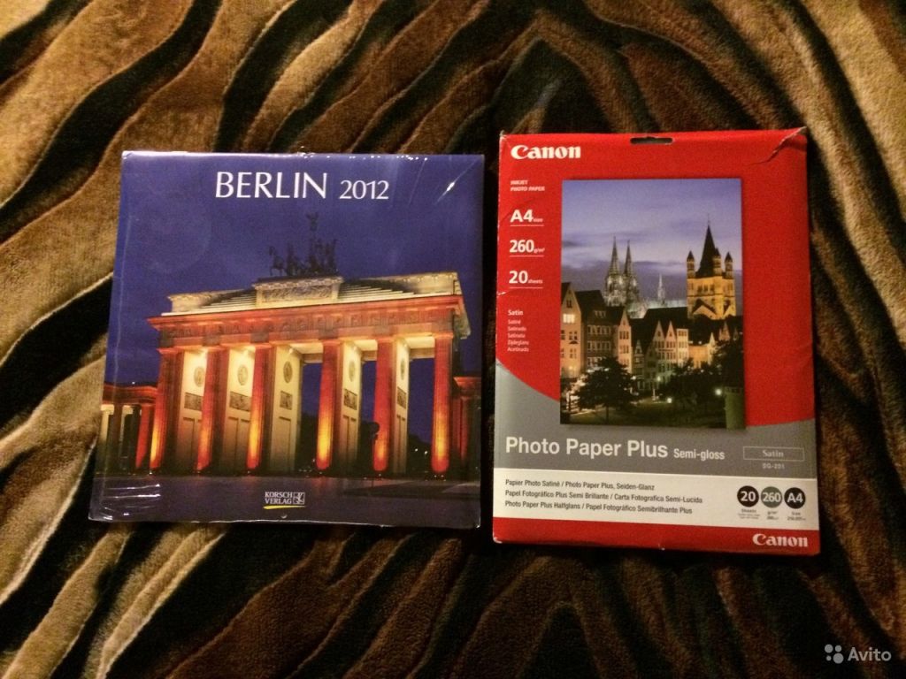 Календарь Берлин и фотобумага Canon в Москве. Фото 1