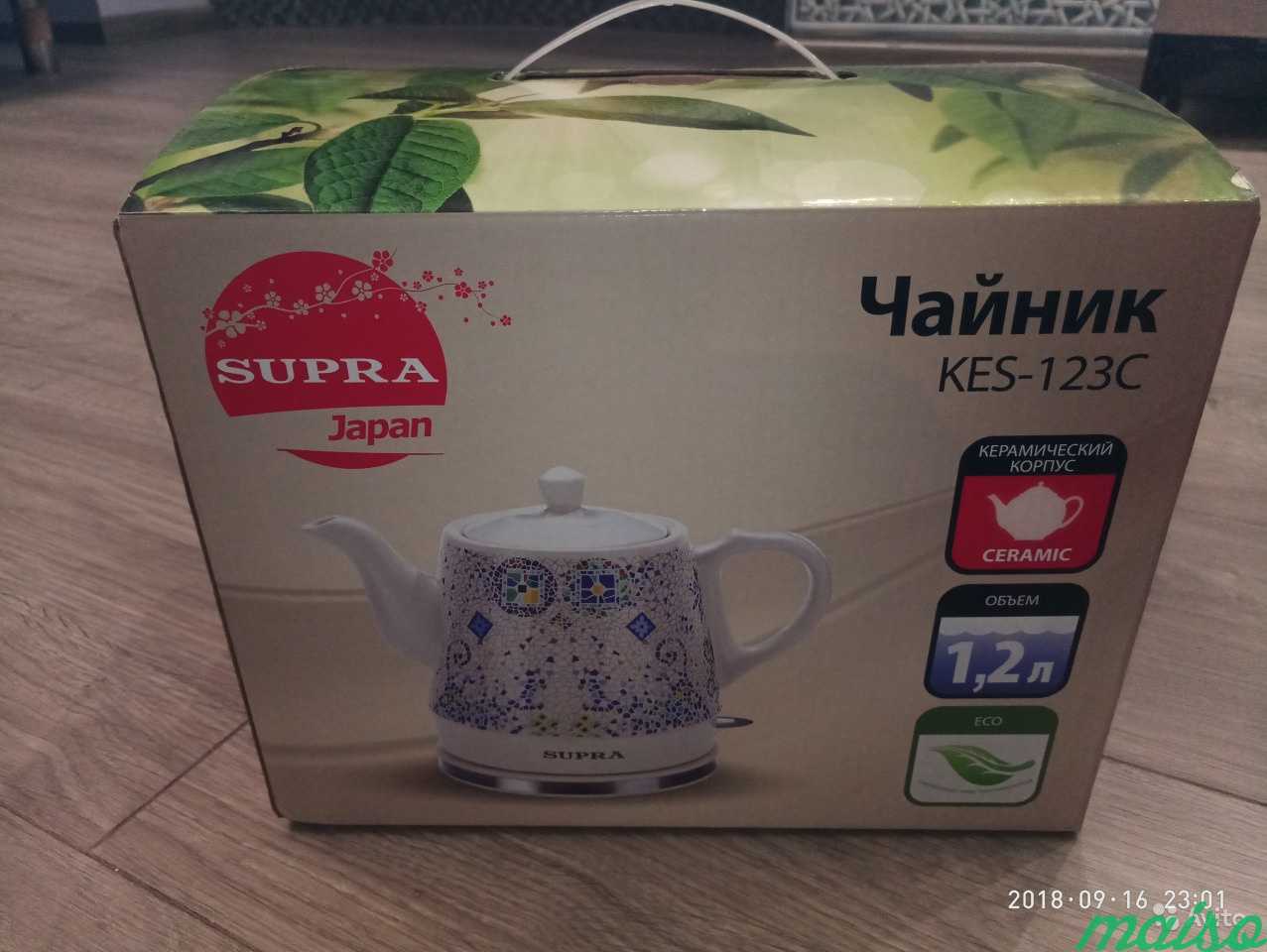 Керамический чайник Supra (без крышки) в Москве. Фото 3