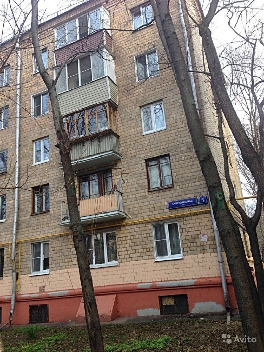 Продам квартиру 1-к квартира 14 м² на 1 этаже 5-этажного кирпичного дома в Москве. Фото 1