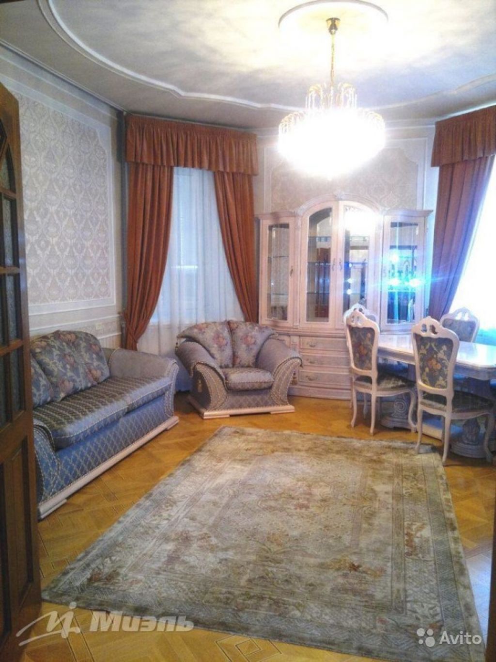 Сдам квартиру 4-к квартира 120 м² на 7 этаже 12-этажного кирпичного дома в Москве. Фото 1