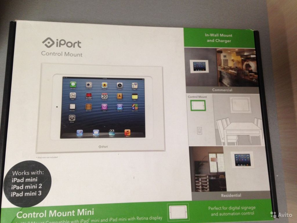 Control mount. IPORT. IPAD Mini 3 Wall Mount. IPORT IPAD.