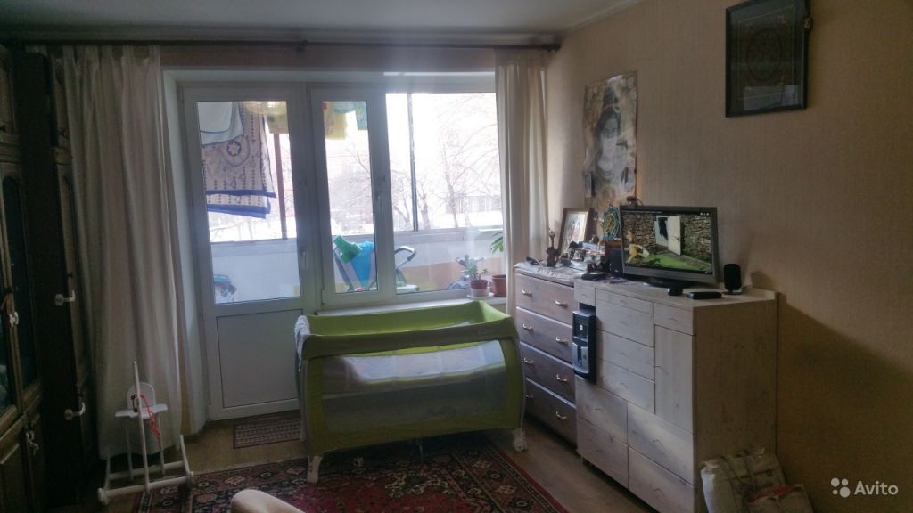 Продам квартиру 1-к квартира 35 м² на 2 этаже 16-этажного панельного дома в Москве. Фото 1