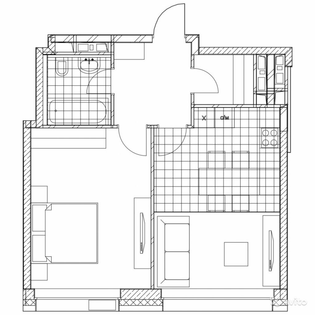 Продам квартиру в новостройке 1-к квартира 47.8 м² на 18 этаже 23-этажного монолитного дома в Москве. Фото 1