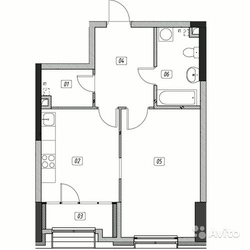 Продам квартиру в новостройке ЖК «Эталон-Сити» , Корпус 1. Очередь 2 1-к квартира 52 м² на 2 этаже 31-этажного монолитного дома , тип участия: ДДУ в Москве. Фото 1