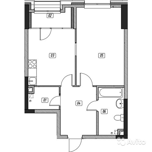 Продам квартиру в новостройке ЖК «Эталон-Сити» , Корпус 2. Очередь 2 1-к квартира 51 м² на 5 этаже 31-этажного монолитного дома , тип участия: ДДУ в Москве. Фото 1