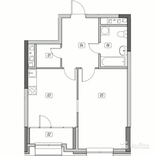 Продам квартиру в новостройке ЖК «Эталон-Сити» , Корпус 4. Очередь 2 1-к квартира 50 м² на 24 этаже 31-этажного монолитного дома , тип участия: ДДУ в Москве. Фото 1