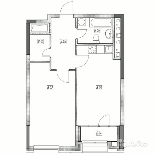 Продам квартиру в новостройке ЖК «Эталон-Сити» , Корпус 5. Очередь 2 1-к квартира 54 м² на 21 этаже 31-этажного монолитного дома , тип участия: ДДУ в Москве. Фото 1