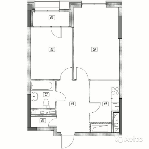 Продам квартиру в новостройке ЖК «Эталон-Сити» , Корпус 5. Очередь 2 2-к квартира 53 м² на 21 этаже 31-этажного монолитного дома , тип участия: ДДУ в Москве. Фото 1