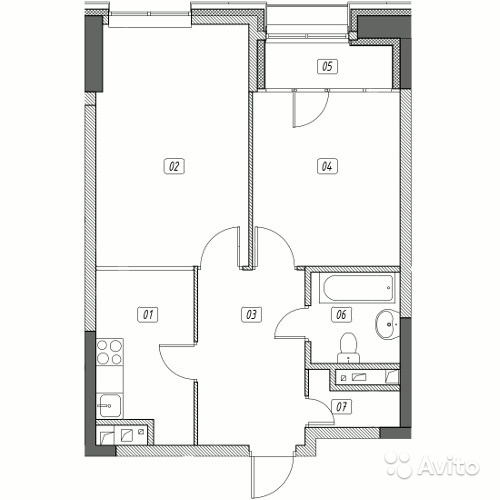 Продам квартиру в новостройке ЖК «Эталон-Сити» , Корпус 5. Очередь 2 2-к квартира 56 м² на 11 этаже 31-этажного монолитного дома , тип участия: ДДУ в Москве. Фото 1