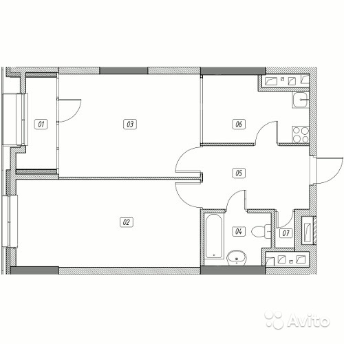 Продам квартиру в новостройке ЖК «Эталон-Сити» , Корпус 5. Очередь 2 2-к квартира 62 м² на 17 этаже 31-этажного монолитного дома , тип участия: ДДУ в Москве. Фото 1