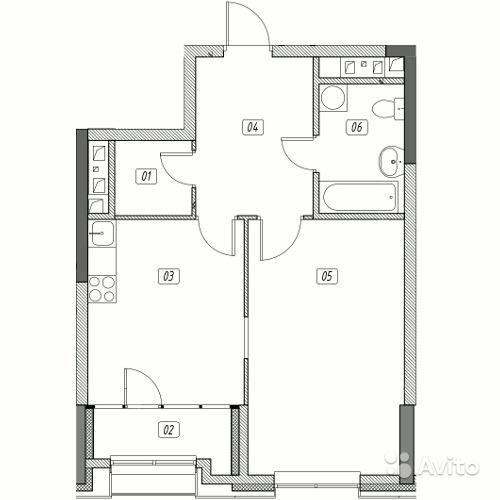 Продам квартиру в новостройке ЖК «Эталон-Сити» , Корпус 6. Очередь 2 1-к квартира 50 м² на 22 этаже 31-этажного монолитного дома , тип участия: ДДУ в Москве. Фото 1