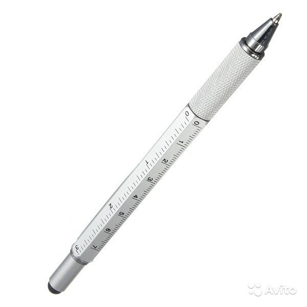 Многоцелевая ручка со стилусом 5 в 1. новая(металл в Москве. Фото 1