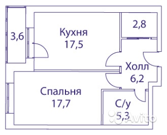 Продам квартиру в новостройке ЖК «Сердце столицы» , Дом 2 1-к квартира 51 м² на 3 этаже 19-этажного кирпичного дома , тип участия: ДДУ в Москве. Фото 1