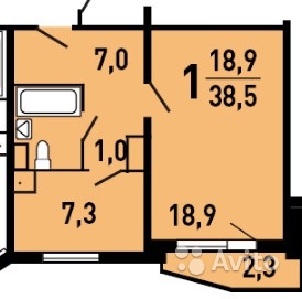 Продам квартиру в новостройке ЖК «Некрасовка» , Корпус 8 (Кв. 13А, Б) 1-к квартира 38.8 м² на 17 этаже 17-этажного панельного дома , тип участия: ДДУ в Москве. Фото 1