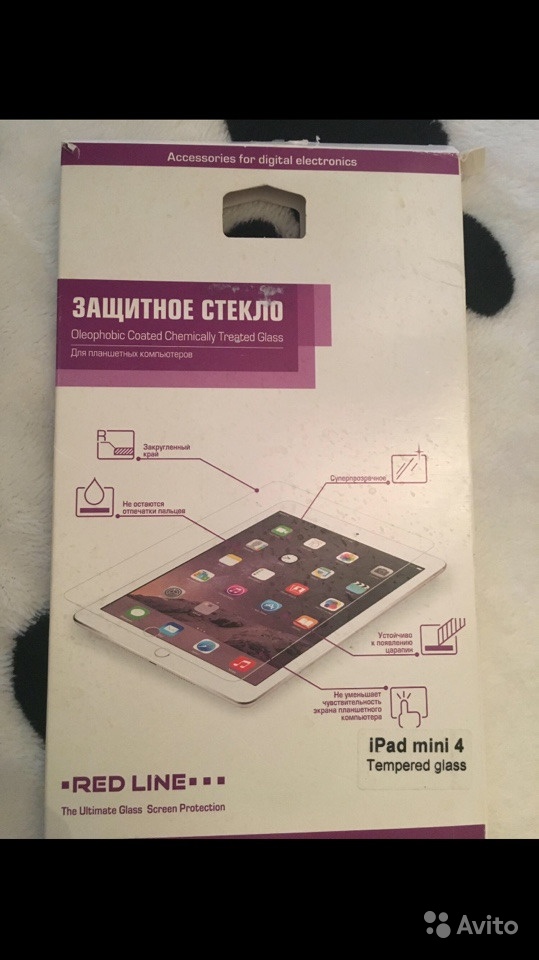 Защитное стекло для iPad mini 4 в Москве. Фото 1