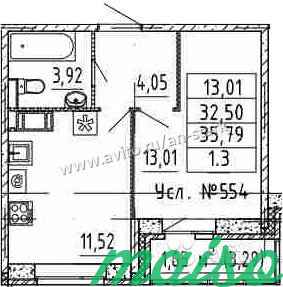 1-к квартира, 31.9 м², 10/20 эт. в Санкт-Петербурге. Фото 8