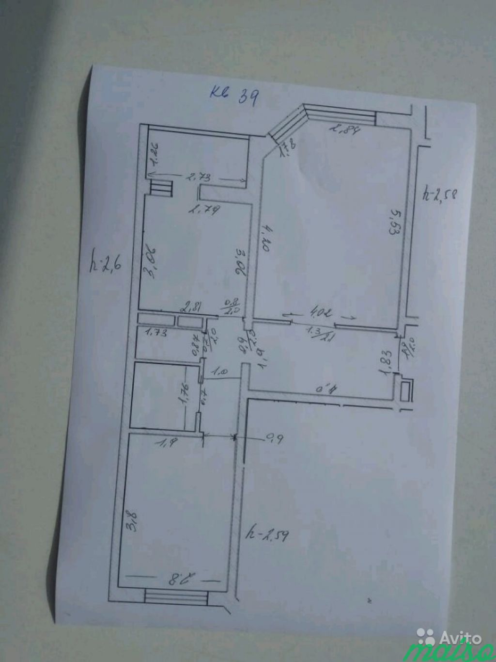 2-к квартира, 61 м², 10/19 эт. в Санкт-Петербурге. Фото 6