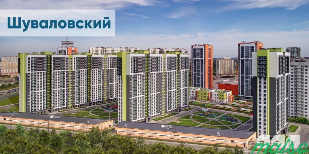 2-к квартира, 56.7 м², 20/25 эт. в Санкт-Петербурге. Фото 2