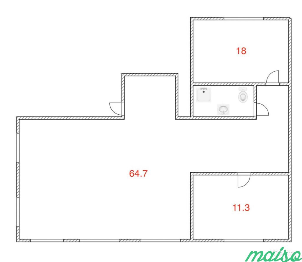 2-к квартира, 97.6 м², 2/4 эт. в Санкт-Петербурге. Фото 2