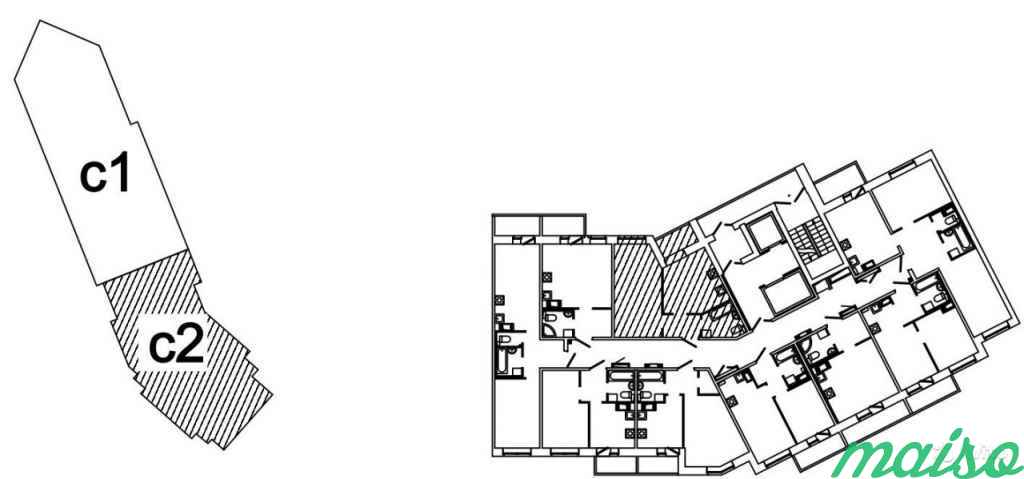 1-к квартира, 40.6 м², 2/15 эт. в Санкт-Петербурге. Фото 4