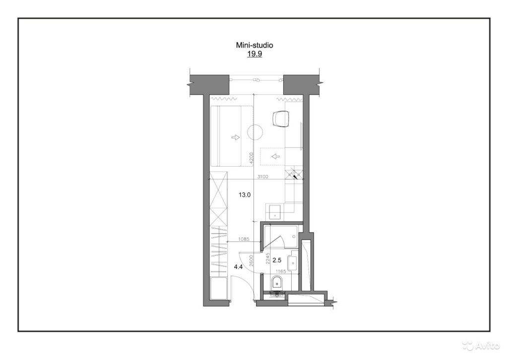 Продам квартиру в новостройке Студия 20 м² на 3 этаже 25-этажного монолитного дома в Москве. Фото 1