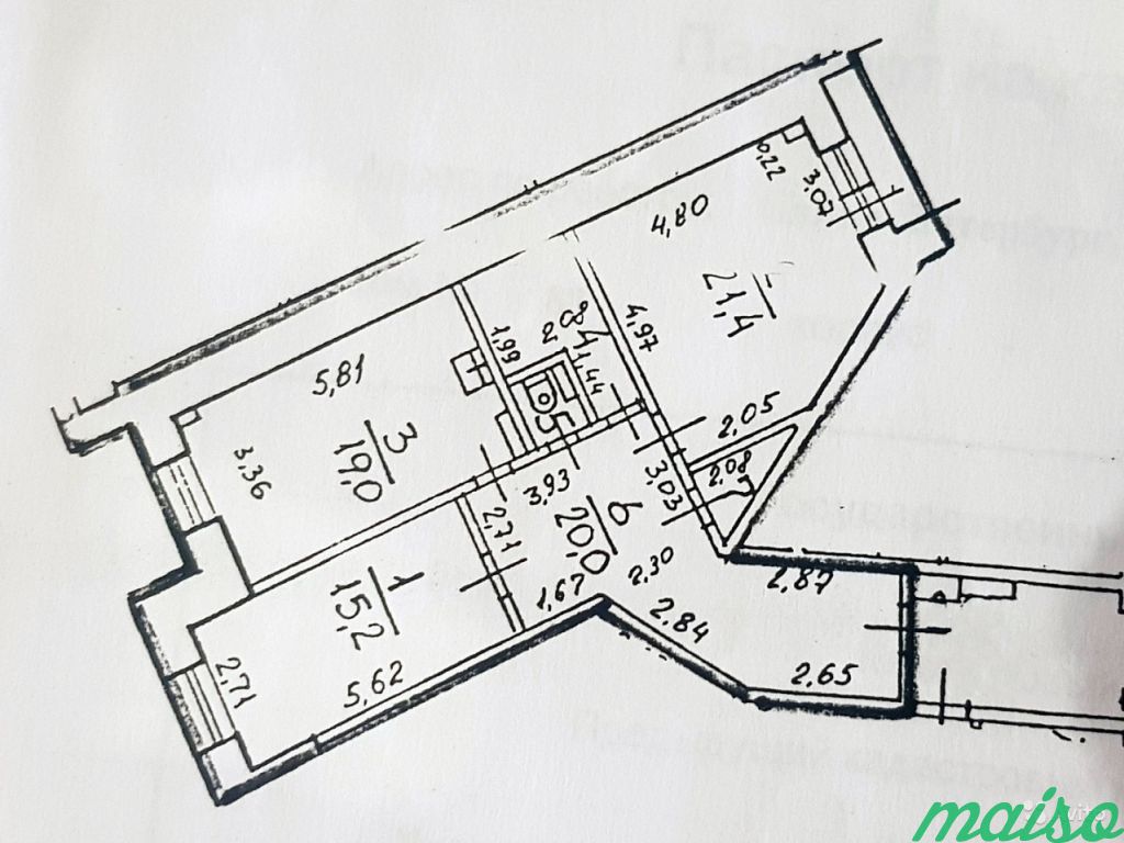 2-к квартира, 85 м², 5/17 эт. в Санкт-Петербурге. Фото 19