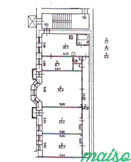 3-к квартира, 121.9 м², 3/7 эт. в Санкт-Петербурге. Фото 1