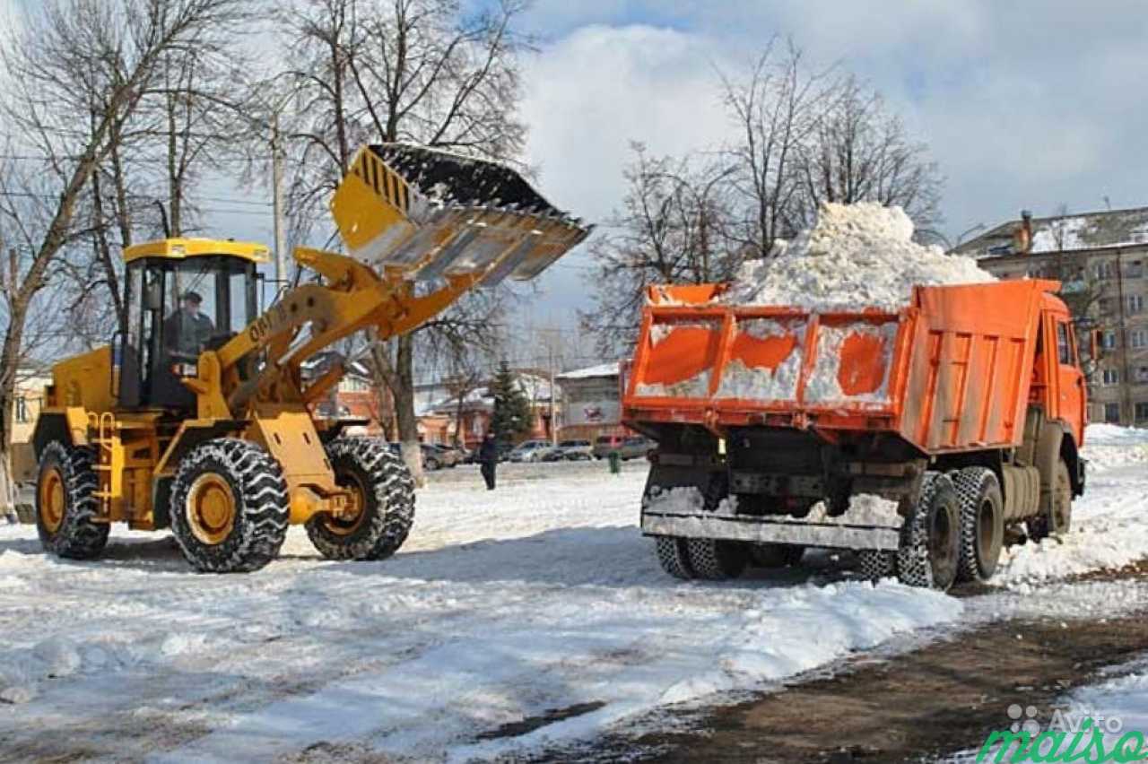 Уборка и Вывоз снега спец. Техникой в Санкт-Петербурге. Фото 1