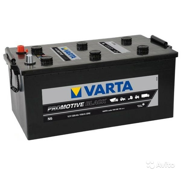 Аккумулятор Varta Promotive Black N5 (220R) обр. п в Москве. Фото 1