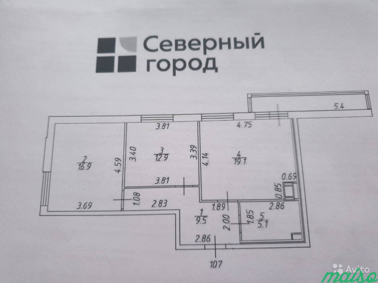 3-к квартира, 70 м², 18/20 эт. в Санкт-Петербурге. Фото 8