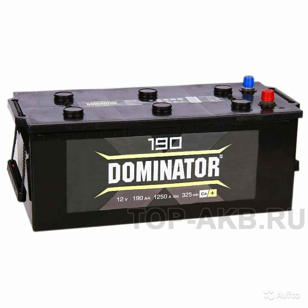 Аккумулятор Dominator 190 евро 1300А 513x223x223 1 в Москве. Фото 1