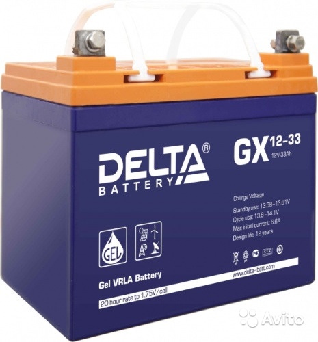 Аккумулятор для ибп/UPS Delta GX 12-33 (12 вольт 3 в Москве. Фото 1