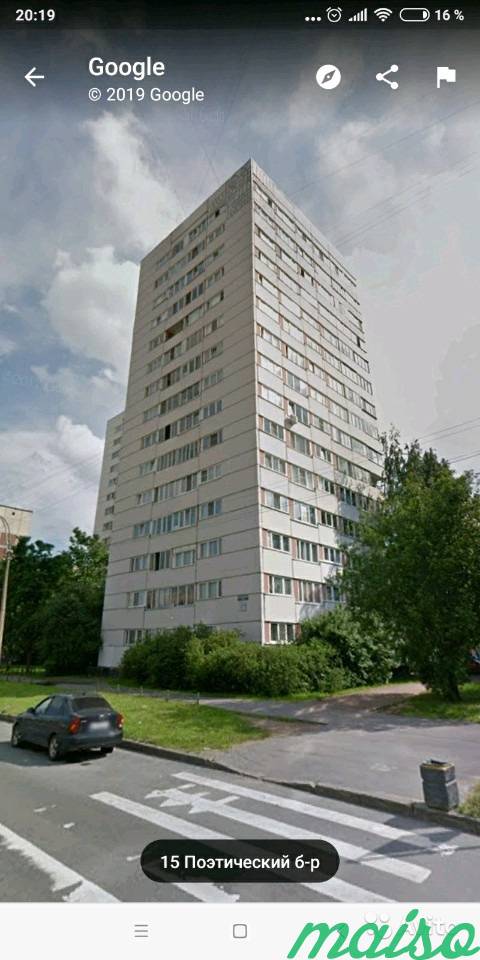 1-к квартира, 32 м², 2/15 эт. в Санкт-Петербурге. Фото 2
