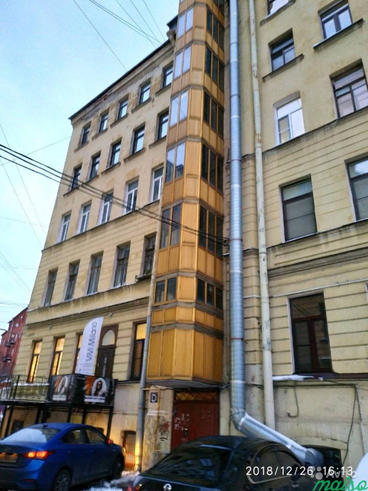 Комната 23 м² в 4-к, 3/5 эт. в Санкт-Петербурге. Фото 1