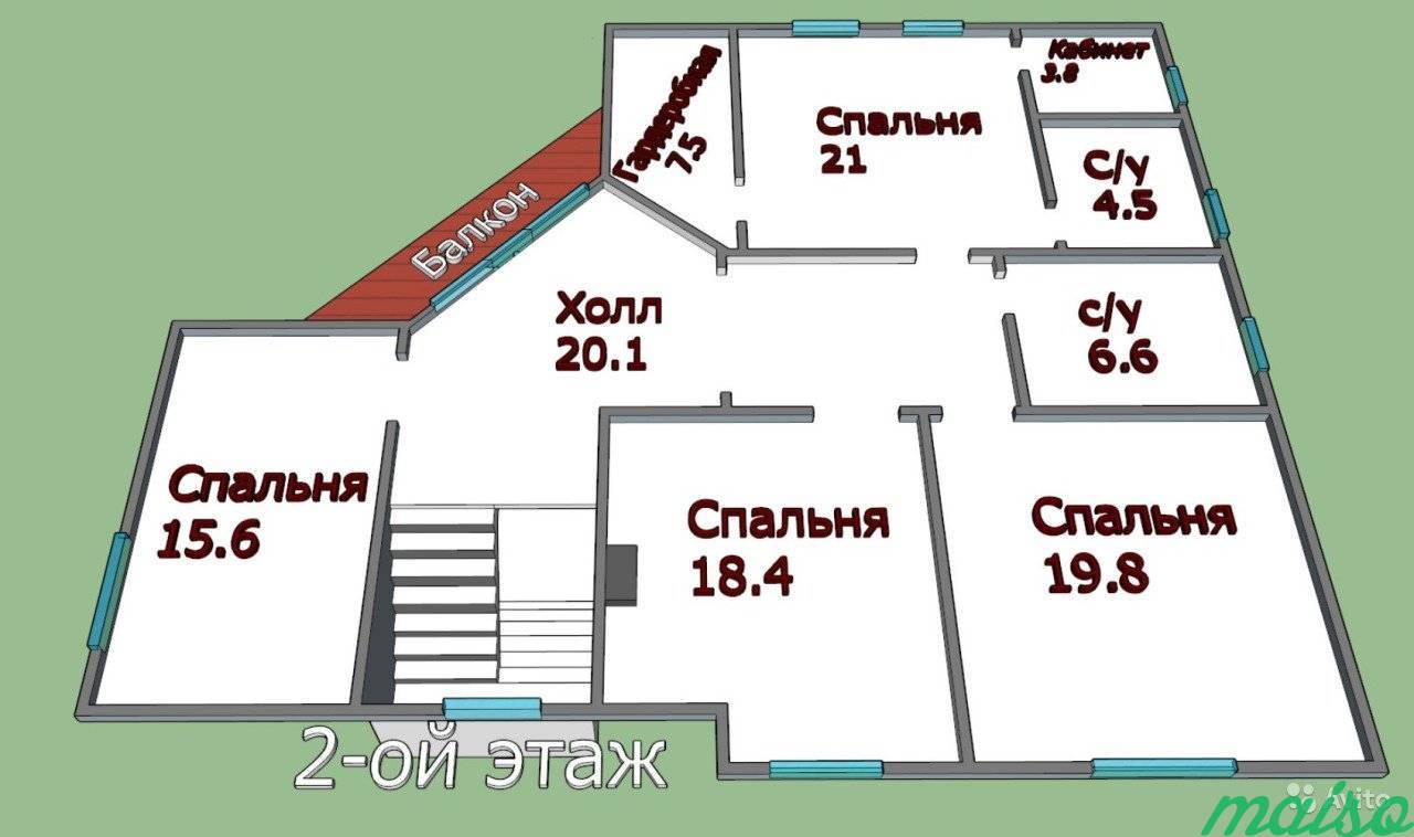 Дом 249 м² на участке 11.6 сот. в Санкт-Петербурге. Фото 8