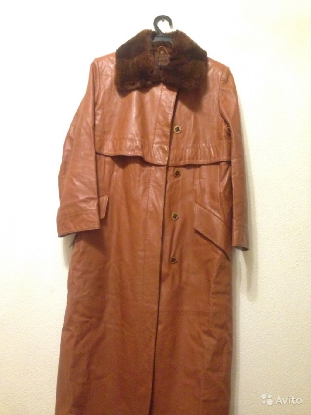 Кожаное пальто женское в Москве. Фото 1