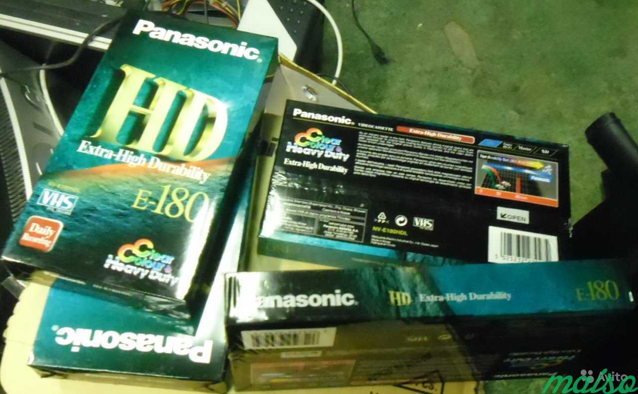 Видео кассеты Panasonic VHS E-180 новые и др в Санкт-Петербурге. Фото 2