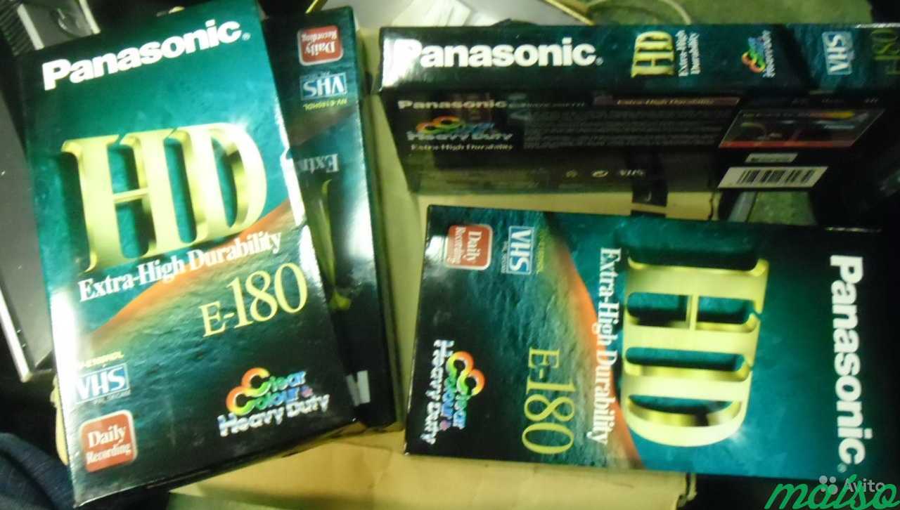 Видео кассеты Panasonic VHS E-180 новые и др в Санкт-Петербурге. Фото 4