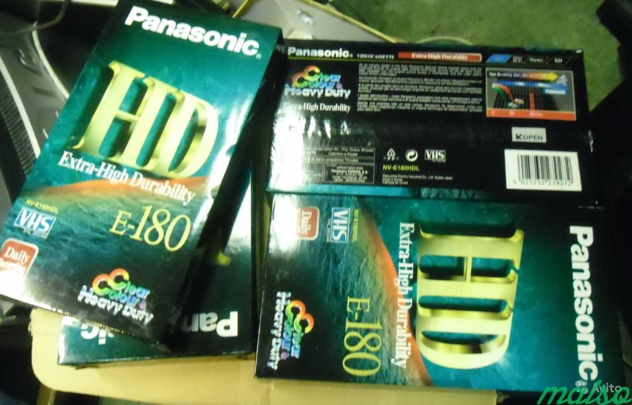 Видео кассеты Panasonic VHS E-180 новые и др в Санкт-Петербурге. Фото 3