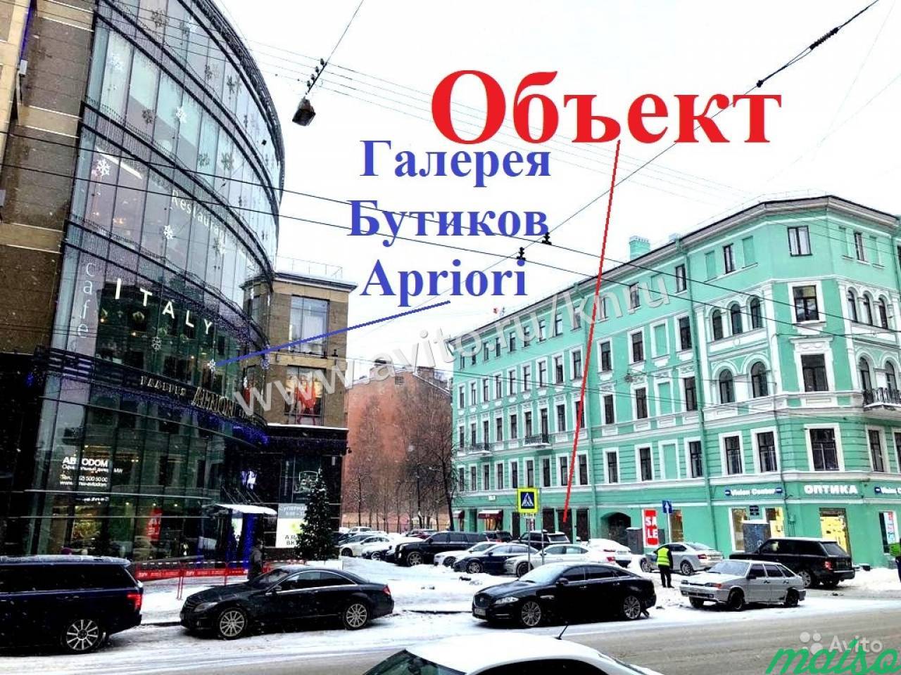 100м² активное торговое и ресторанное место в Санкт-Петербурге. Фото 1
