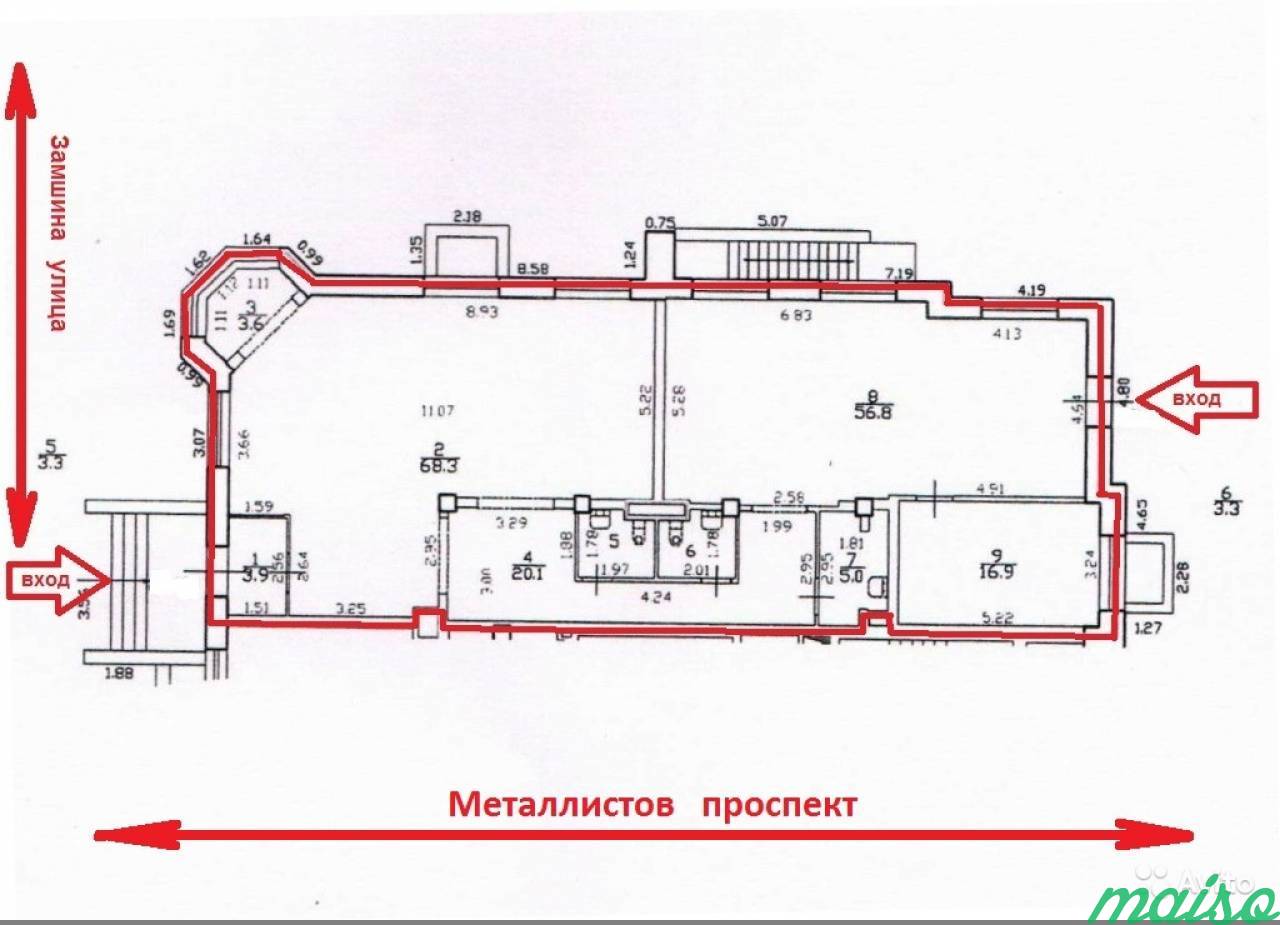 Помещение свободного назначения, 181.2 м² в Санкт-Петербурге. Фото 7