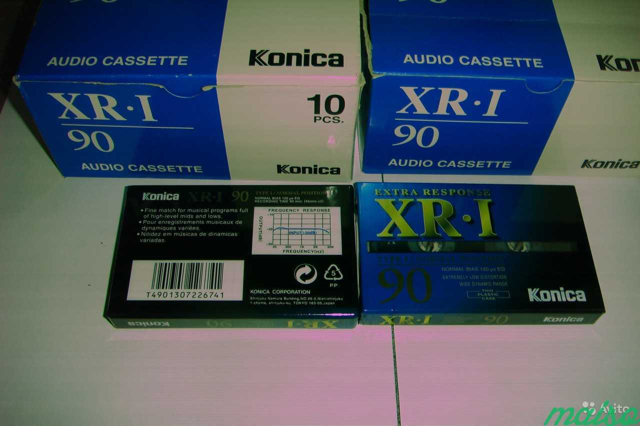 Аудио кассеты konica XR I 90 japan новые в Санкт-Петербурге. Фото 4