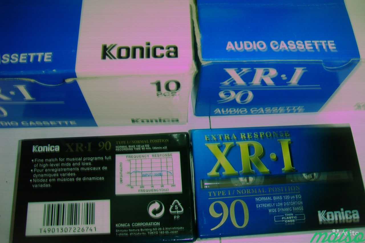 Аудио кассеты konica XR I 90 japan новые в Санкт-Петербурге. Фото 2