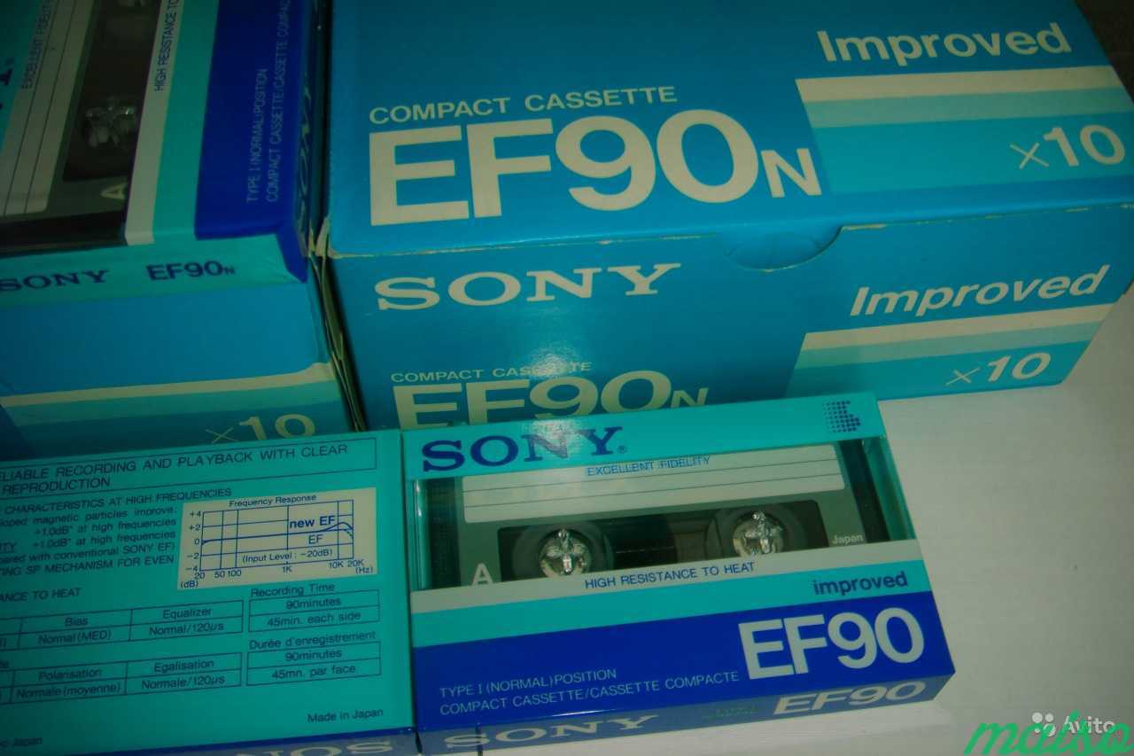 Аудио кассеты sony EF 90 n новые в Санкт-Петербурге. Фото 5