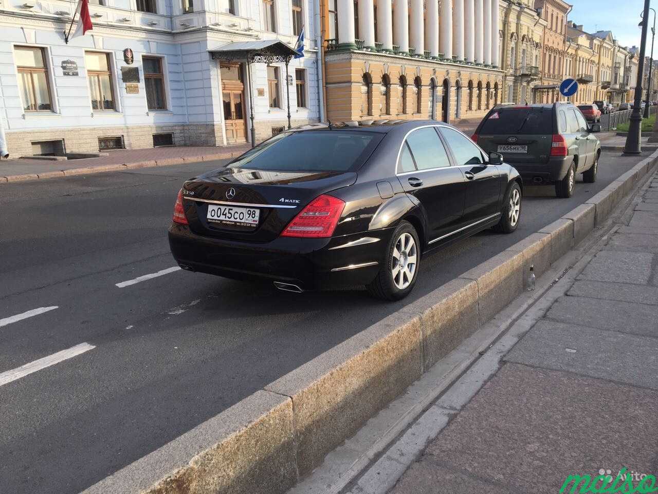 Аренда Мерседес long s w221 с водителем в Санкт-Петербурге. Фото 6