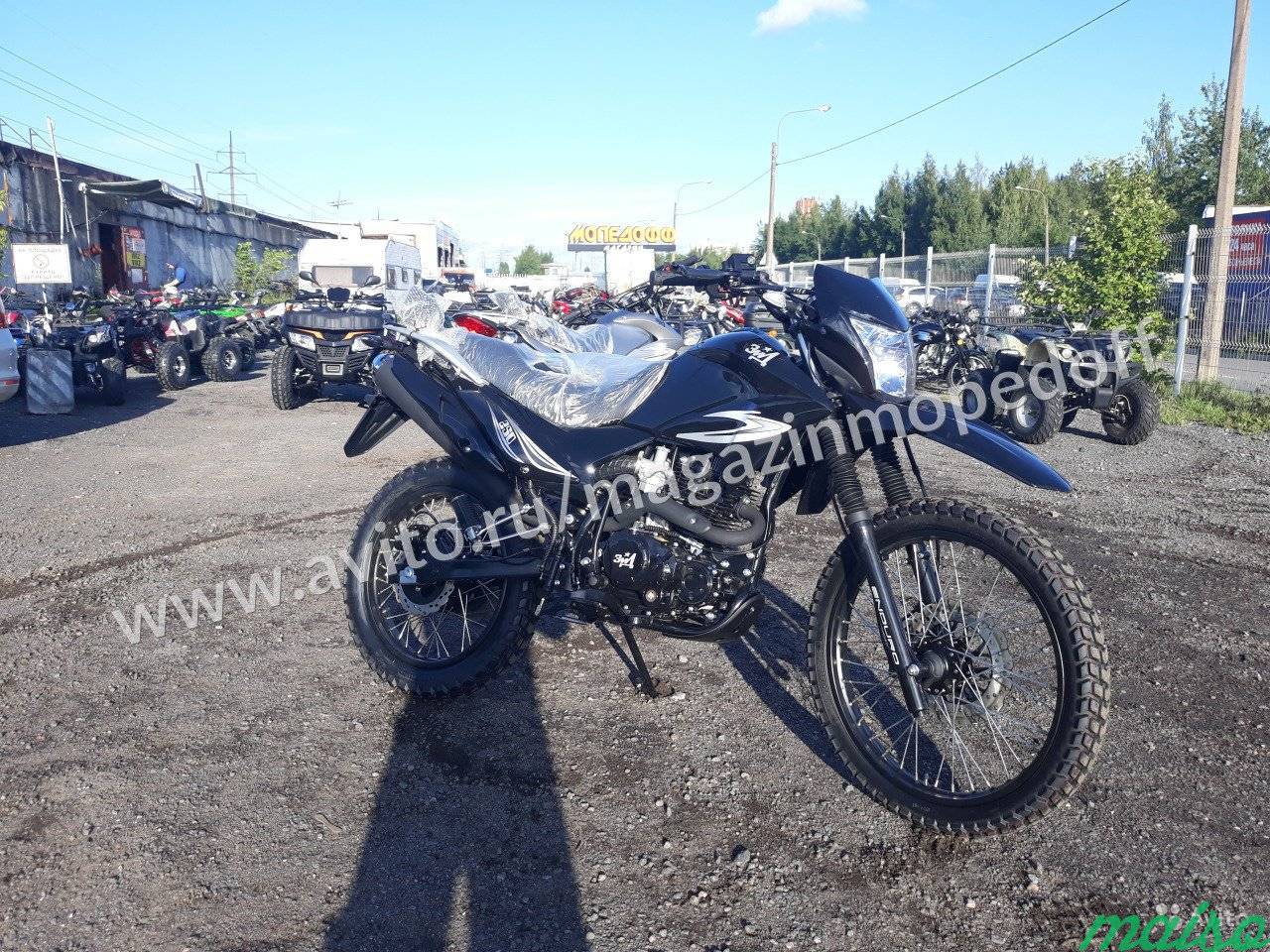 Мотоцикл Lifan YX 250GY-C5C Black + шлем в подарок в Санкт-Петербурге. Фото 20